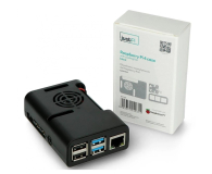 Raspberry Pi Obudowa justPi do RPi 4B z wentylatorem - czarna - 635148 - zdjęcie 1